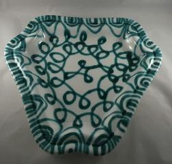 Gmundner Keramik-Platte  gro dreieckig